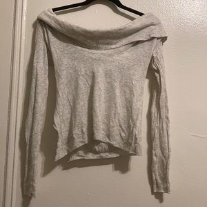 Delicate off the shoulder Anthropologie sweater
